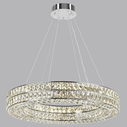4927/85L L-VISION ODL24 599 хром/металл/хрусталь Люстра LED 85W 4000K 5074Лм PANTA