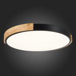 SLE201342-01 Светильник потолочный Черный, Светлое дерево/Белый LED 1*40W 3000K/4000K/6000K