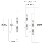 Бра Arte Lamp Ramona A7410AP-4PB, 4хG4