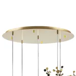 L5PR721132 Подвес пятерной круглый EXTRA 5x3x5W(led) G9  (721132 - 5 + 572152 -1) ЗОЛОТО Lightstar