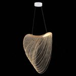 SL6900.503.32 Светильник подвесной ST-Luce Белый/Древесный LED 1*32W 4000K