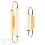 4270/10WL MODERN ODL21 691 бел/зол Настенный светильник выкл на базе LED 10W 800Лм 3000К PONTE