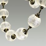 5008/80L L-VISION ODL23 591 золотой/прозрачный/металл/акрил Подвес LED 80W 4000K 4400лм CRYSTAL