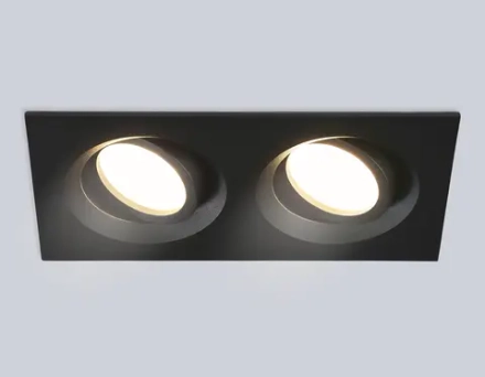 Светильник встраиваемый TN102746/2 BK черный IP20 GU5.3/2 180*95*25