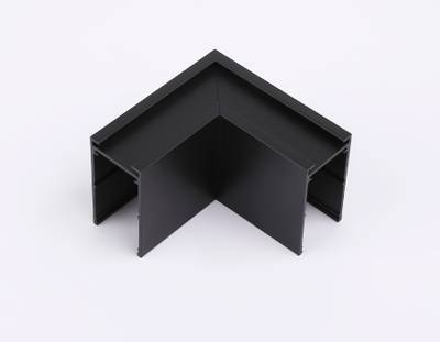 Коннектор угловой для накладного шинопровода Magnetic 220V GL1032 BK черный 80*80*52 (соединители в комплекте)