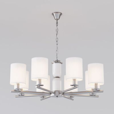 Умная подвесная люстра 60146/8 никель