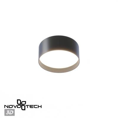 359599 OVER NT25 394 черный Светильник накладной светодиодный с переключ. цв. температуры IP20 LED 24W 220-240V 3000К\4000К\6000К ORBIS