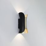Фасадный светильник Arte Lamp ALBA A6405AL-2BK, 2хLED