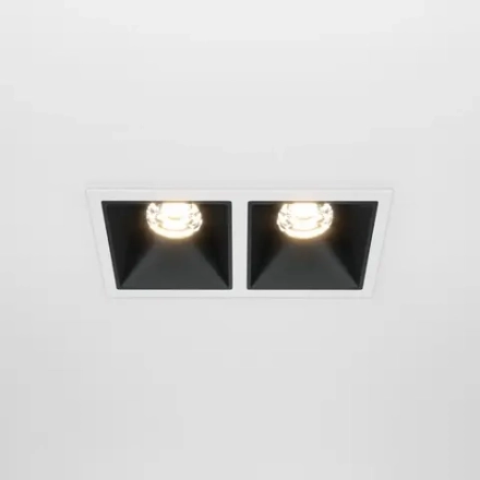 Встраиваемый светильник Альфа / Alfa LED 20 Вт 3000 К 36° с функцией диммирования, DL043-02-10W3K-D-SQ-WB. TM Maytoni
