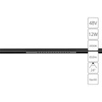 Магнитный трековый светильник Arte Lamp OPTIMA A7286PL-1BK, LED