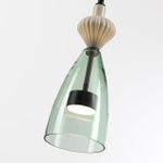 5046/12LC L-VISION ODL24 430 черный/зеленый/металл/стекло/керамика Подвес LED 12W 4000К 1400Лм PALLETA