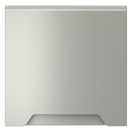 VLS000805 Накладка для розетки с заземлением, защитными шторками и крышкой, S70 (сталь). (ТМ Maytoni)