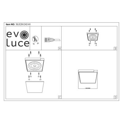 SLE201242-01 Светильник потолочный Черный, Светлое дерево/Белый LED 1*42W 3000K/4000K/6000K
