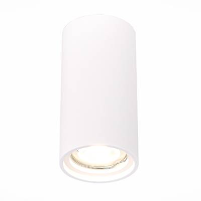 ST155.502.01 Светильник потолочный Белый GU10 1*50W IP20 D70xH140 180-240V Без ламп