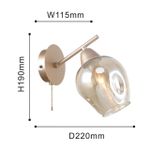 Бра Tilda 2658-1W, 1*E14*40W. ТМ F-Promo