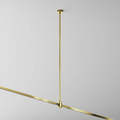 Крепление потолочное Long одинарное 760мм Flarity латунь, TRA159C-SL1-BS. TM Maytoni