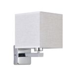 8360/1W CLASSI хром/бежевый металл/текстиль Бра E27 60W 240V NORMAN