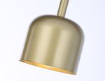 Светильник подвесной TR97113 GD/BK золото/черный E27 max 40W D130*1234