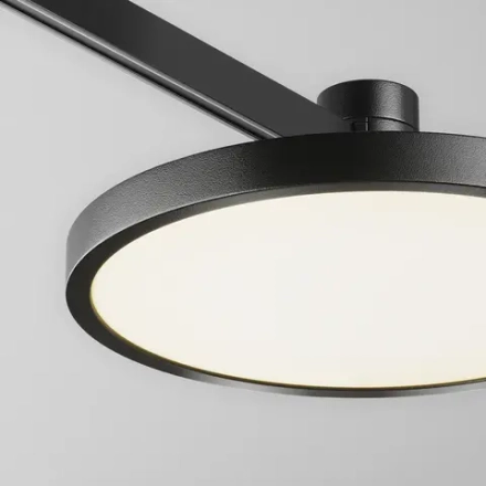 Трековый светильник Плато / Plato Flarity 3000K 10Вт 120°, TR153-1-10W3K-B. TM Maytoni