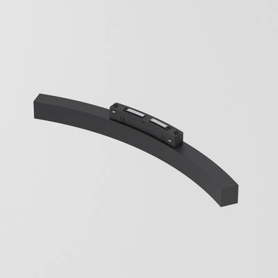 Slim Magnetic Трековый светильник для радиусного шинопровода 12W 4200K Intenso чёрный Ø800мм 85184/01