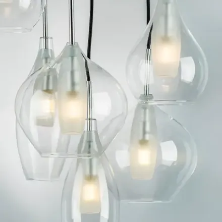 803061 Подвес PENTOLA 6х25W G9 ХРОМ/ПРОЗРАЧНЫЙ Lightstar