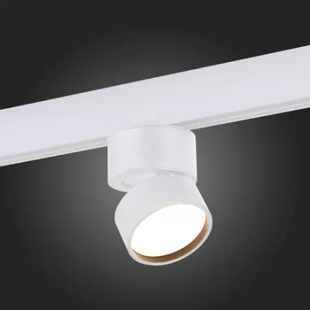 ST809.536.09 Магнитный трековый светильник Белый LED 1*9W 3000K 550Lm Ra>90 120° IP20 D85xH126 48VV