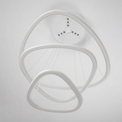 Citilux Неон Смарт CL731A330E RGB Умная подвесная люстра Белая