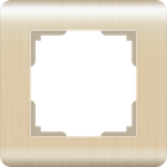 Рамка на 1 пост (шампань) WL12-Frame-01