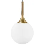813012 Подвес GLOBO 1х40W E14 gold/white Lightstar
