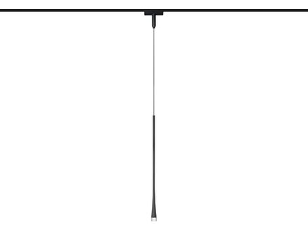 Светильник светодиодный трековый для шинопровода Magnetic Ultra Slim GV1637 BK черны IP20 6W 4200K 48V 38° D36*1500