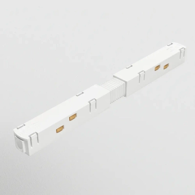 Коннектор питания прямой S35 белый, TRA004PC-22W. TM Maytoni