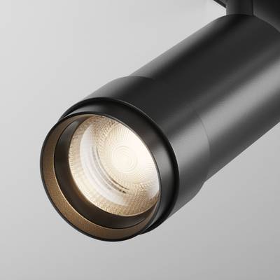 Трековый светильник Focus Zoom Exility 3000K 12Вт 15-50°, TR211-1-12W3K-Z-B. TM Maytoni