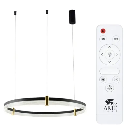 Подвесная люстра Arte Lamp MERCURY A2183SP-1BK, 1хLED