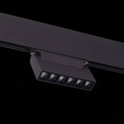 ST364.436.06 Магнитный трековый светильник Черный LED 1*6W 3000K 532Lm Ra&gt;80 36° IP20 L120xW22xH108 48V