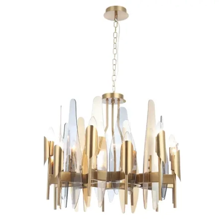 Люстра Crystal Lux CASA SP-PL12 BRASS 1350/312