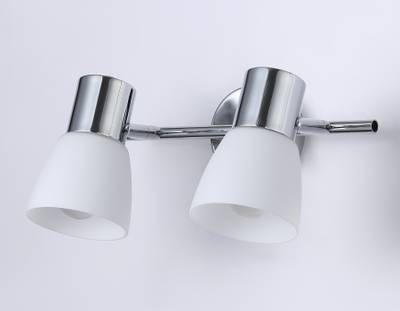 Настенно-потолочный спот TR3963/2 CH/FR хром/белый матовый E27*2 max 40W 200*105*200
