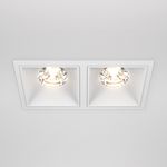 Встраиваемый светильник Alfa LED 3000K 2x15Вт 36° Dim Triac, DL043-02-15W3K-D-SQ-W. TM Maytoni