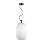 4752/1 PENDANT ODL21 411 белый/черный Подвес E27 60W ROOFI