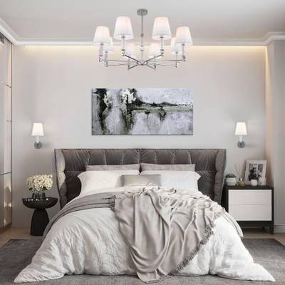 Умная потолочная люстра 60145/8 хром