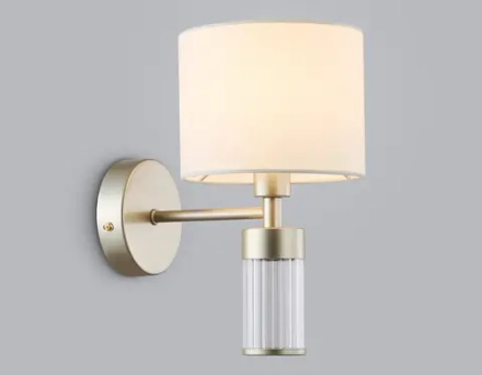 Светильник настенный LH71305 CGD/WH золото/белый E14 max 40W 220*150*260