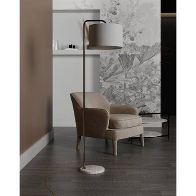 Торшер Arte Lamp RUPERT A5024PN-1PB, 1хE27