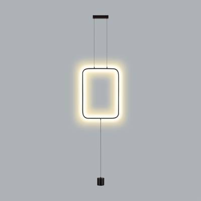7022/27FLA HIGHTECH ODL25 247 Напольный светильник черный/металл/акрил IP20 LED 3000K 220V TEO