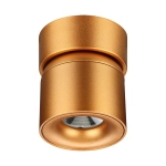 358810 OVER NT21 416 матовое золото Светильник накладной светодиодный IP20 LED 10W 850Лм 4000K 220V GESSO