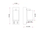 Спот Arte Lamp IMAI A2364AP-1BK, 1хGU10