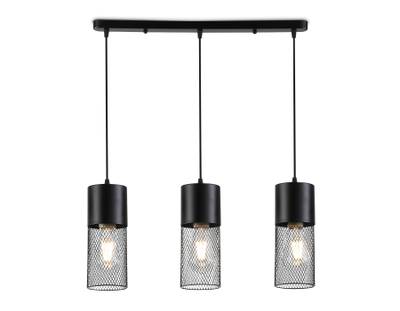 Светильник подвесной TR8501/3 BK черный E27/3 max 60W 550*100*1000