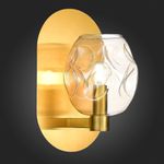 SL1188.301.01 Бра ST-Luce Латунь/Коньячный E14 1*40W