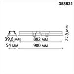 358822 SPOT NT22 304 белый Встраиваемый светодиодный светильник IP20 LED 4000K 24W 220V ITER