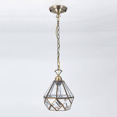 Citilux Витра-1 CL442110 Подвесной светильник витражный Бронза