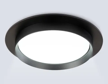 Светильник встраиваемый TU5015 BK черный IP20 GX70 D150*45