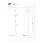 SL6002.405.01 Торшер ST-Luce Черный/Дымчатый LED 1*7W 4000K